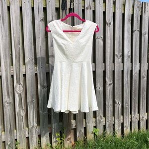 Off - White, Ivory Rehearsal Dress by Mustard Seed
